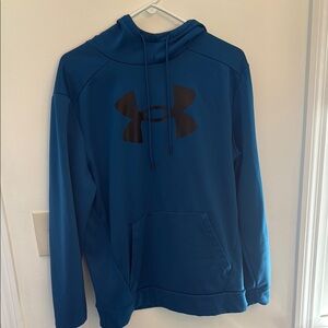 Under Armour Blue and Black Sweatshirt with Cozy Fit